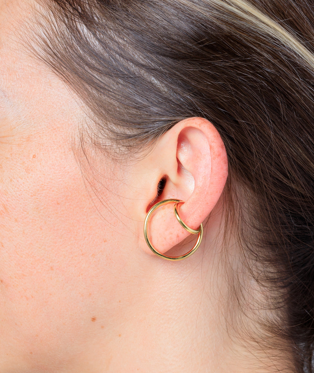 Ear cuff double doré Lou G